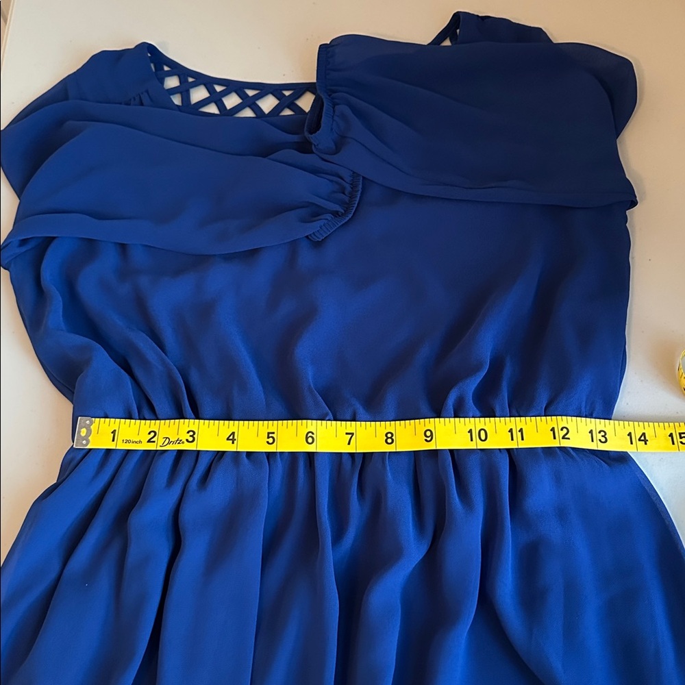 I.N. San Francisco Royal Blue Dress Size Small. - Picture 9 of 15